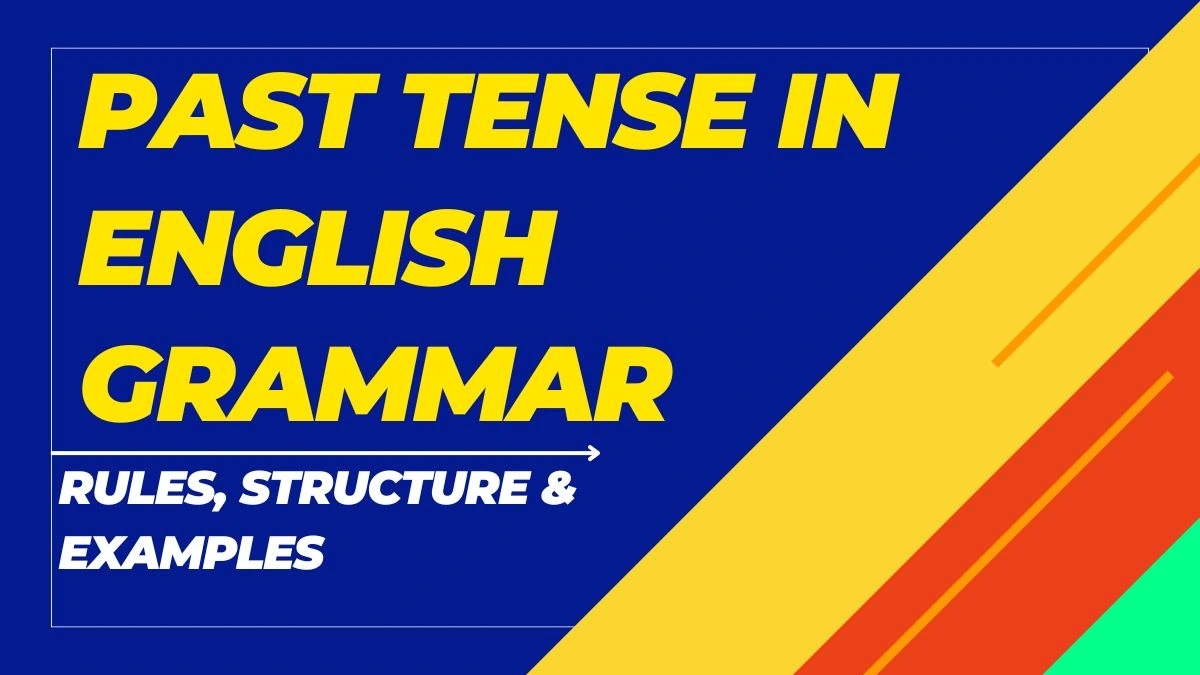 Past Tense in English Grammar: Rules, Structure & Examples