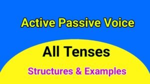 Active to Passive Voice in All Tenses - Worksheets for Exam