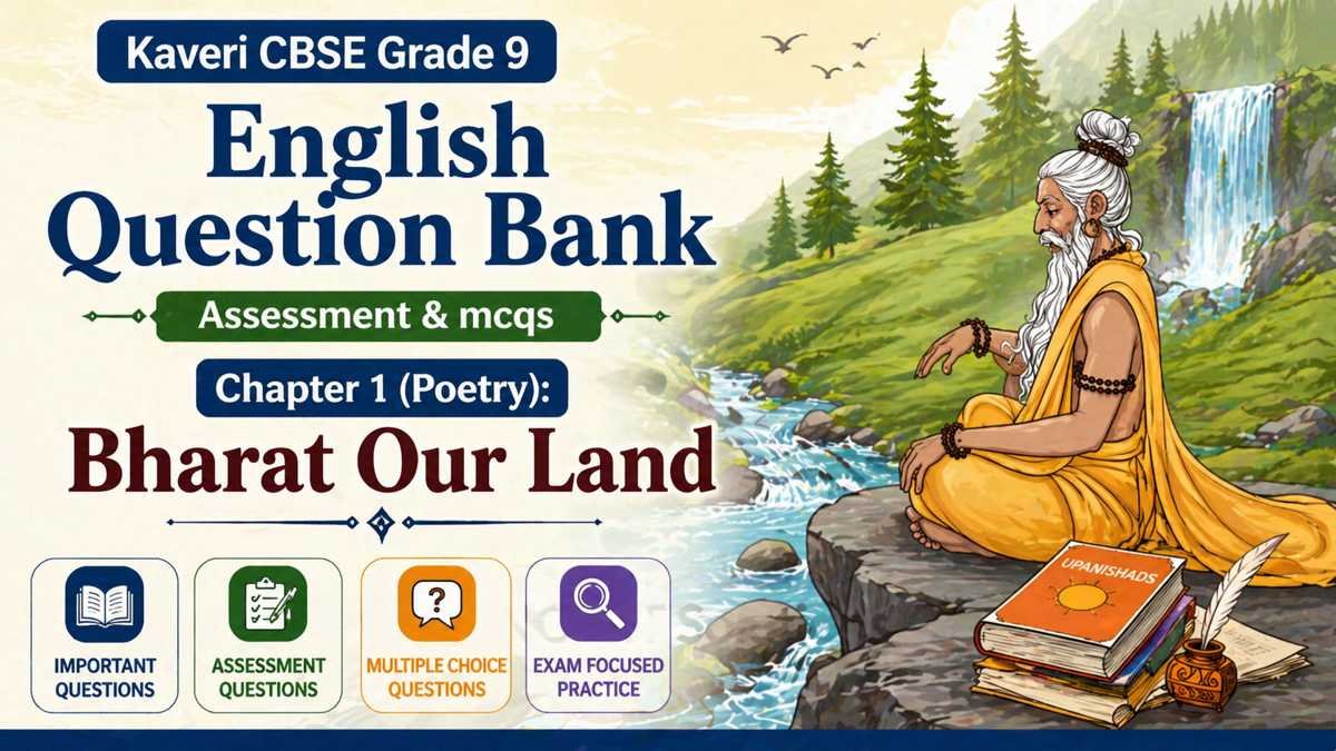 Bharat Our Land Question Bank Class 9 CBSE